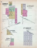 Humbolt, Dawson, GlenRock, Bedford, St. Derdin, Nebraska State Atlas 1885